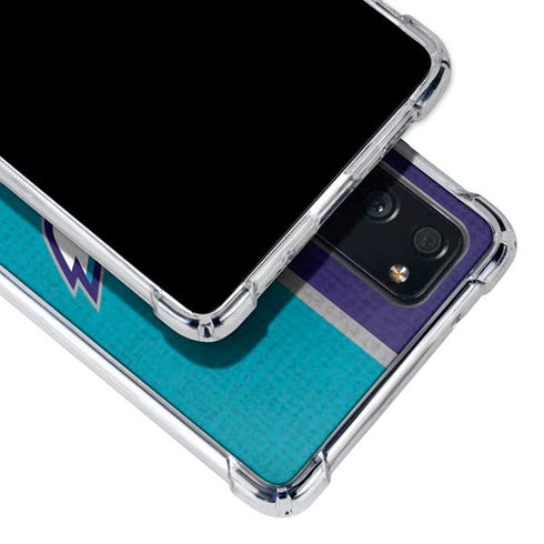 NBA Charlotte Hornets Canvas Galaxy S20 FE Clear Case